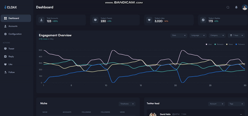 SocialAI frontend development project image
