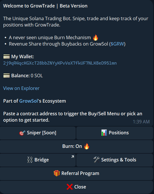 Fork Trojanbot SOL project image